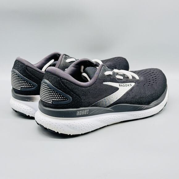 Brooks Shoes Womens 8.5 Black Ghost 15 Running Mesh Lace Up Athletic Sneakers - Picture 6 of 9